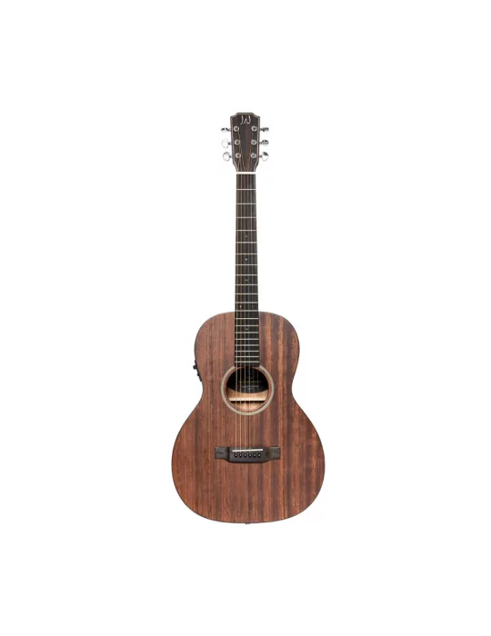  J.N GUITARS DOV-PFI Guitarra electroacústica de salón con tapa de caoba maciza, serie Dovern|MusicGoodDeal 