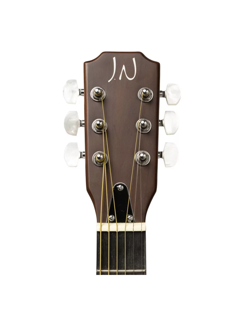  J.N GUITARS EW3000CN Guitarra folk eléctrica 4/4 cutaway, con cuerpo de abeto macizo, color natural|MusicGoodDeal 