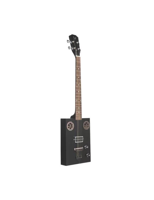  J.N GUITARS CASK-HOGSCOAL Guitarra Cigar Box, electroacústica, de 4 cuerdas, tapa de sapeli, serie Cask|MusicGoodDeal 
