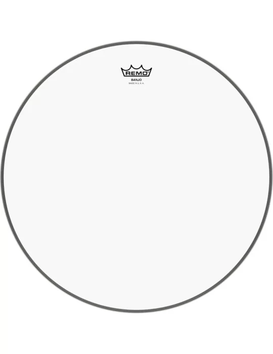  REMO BJ-1100-M3 11" Clear Banjo Head-Medium Collar|MusicGoodDeal 
