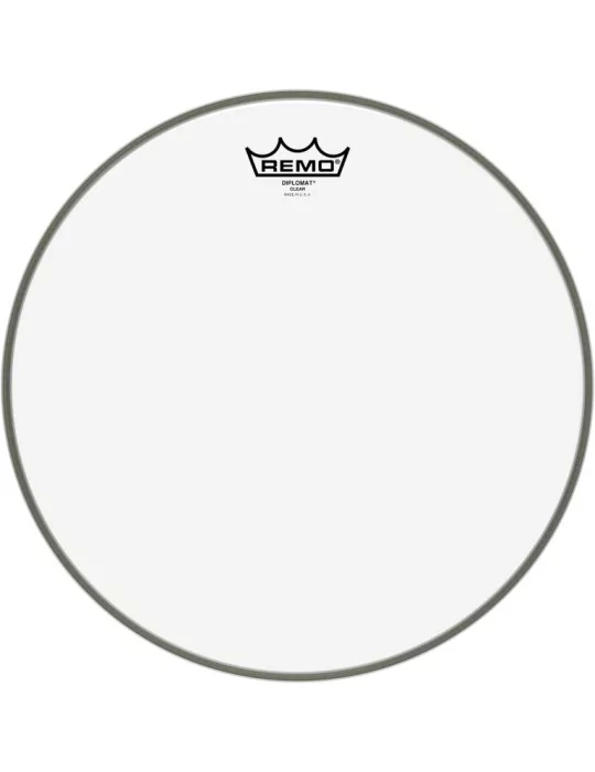  REMO BD-0314-00 14" Diplomat Clear Tom/ Snare/ Floortom head|MusicGoodDeal 