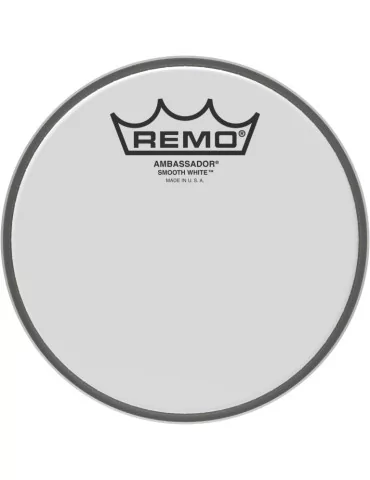  REMO BA-0206-00 6" Ambassador Smooth White tom head|MusicGoodDeal 