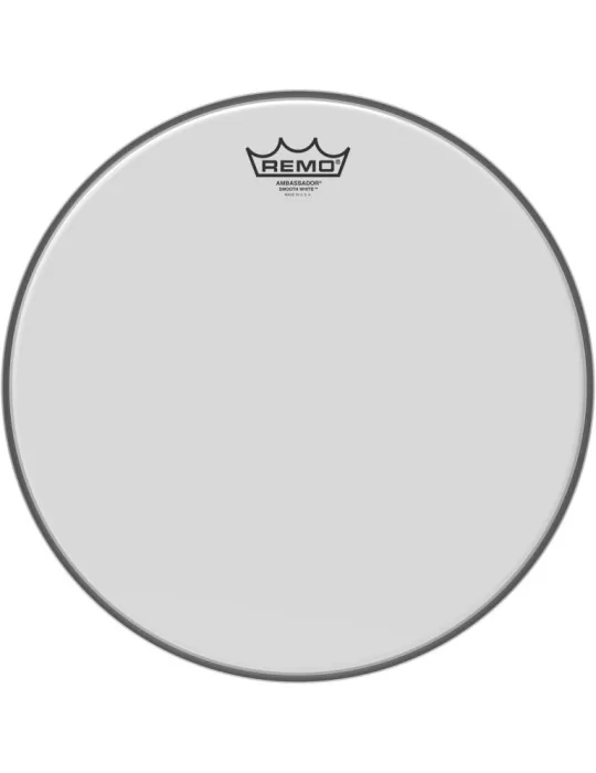  REMO BA-0214-00 14" Ambassador Smooth White Tom/ Snare/ Floortom head|MusicGoodDeal 