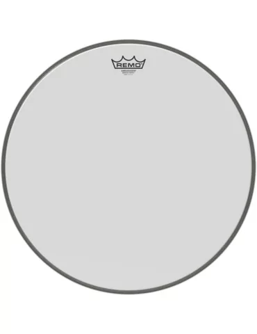  REMO BR-1218-00 18" Ambassador Smooth White Bass Drum Head|MusicGoodDeal 