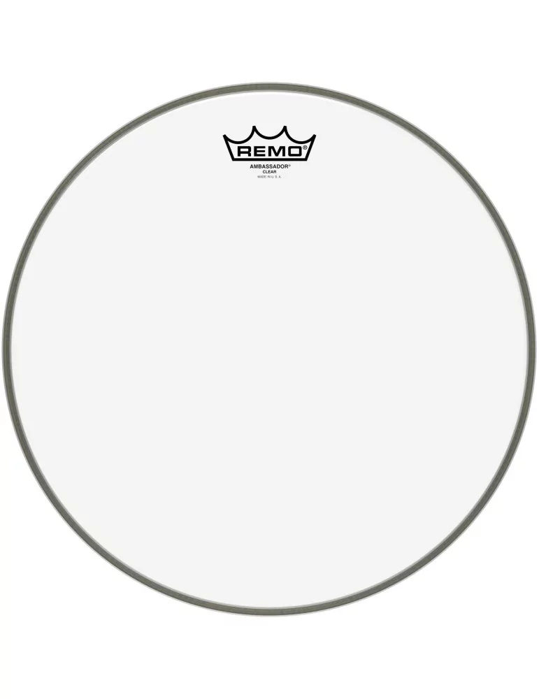  REMO BA-0314-00 14 "Ambassador Head Transparente Tom / Snare Drum / Stand Tom|MusicGoodDeal 
