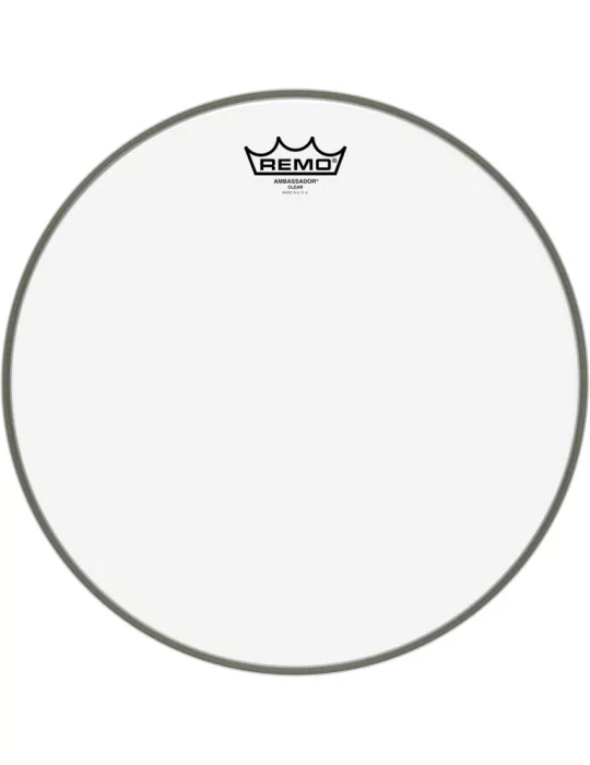 REMO BA-0314-00 14 "Ambassador Head Transparente Tom / Snare Drum / Stand Tom|MusicGoodDeal 
