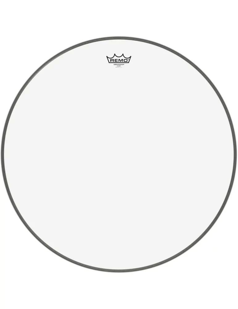  REMO BR-1324-00 24" Ambassador Clear Bass Drum Head|MusicGoodDeal 