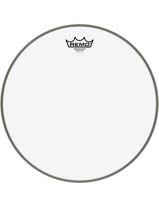  REMO SA-0114-00 14" AMBASSADOR UNCOAT.SNARE HD|MusicGoodDeal 