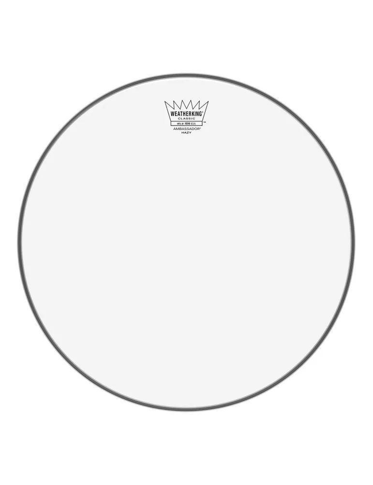  REMO CL-0114-SA Parche Ambassador Hazy de 14 "para caja vintage o personalizada (ajuste clásico)|MusicGoodDeal 