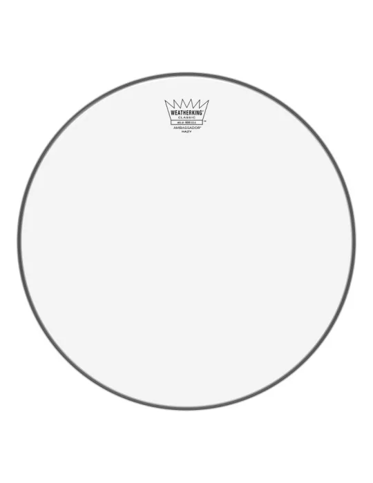  REMO CL-0114-SA Parche Ambassador Hazy de 14 "para caja vintage o personalizada (ajuste clásico)|MusicGoodDeal 