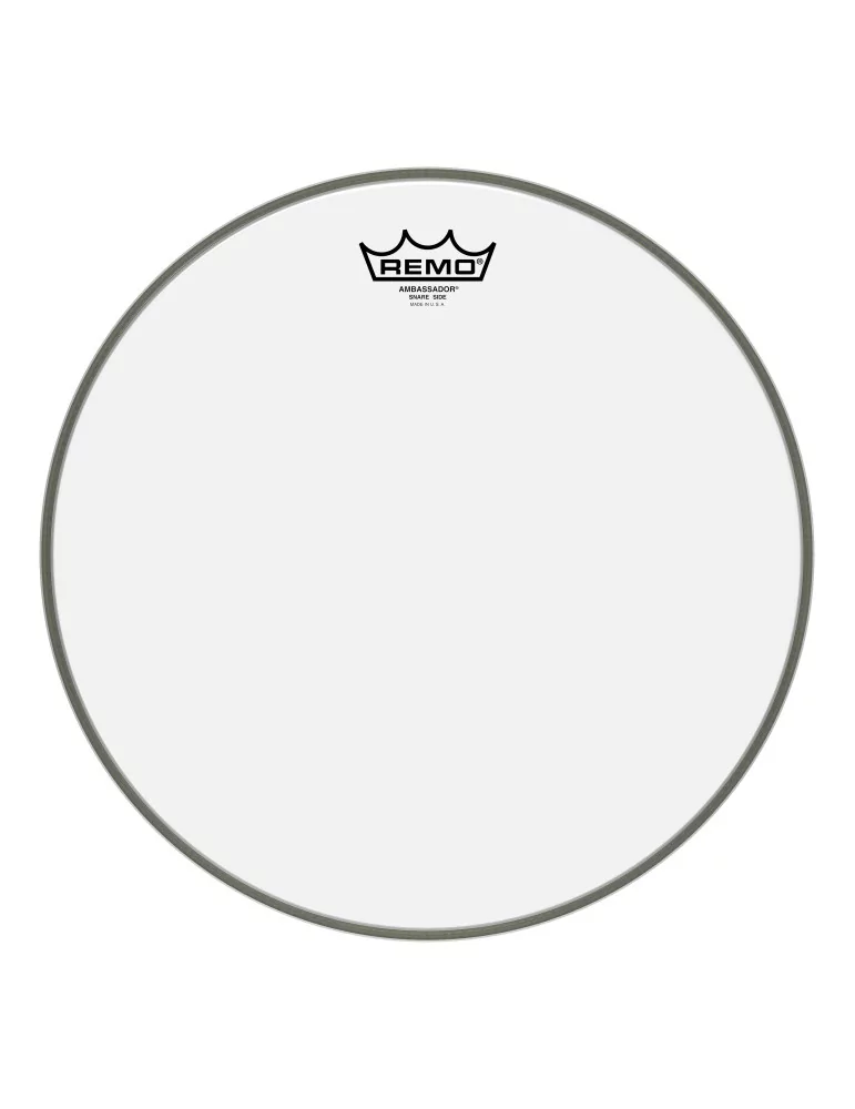  REMO SA-0314-00 Parche de timbre Ambassador de 14 "para caja de desfile|MusicGoodDeal 