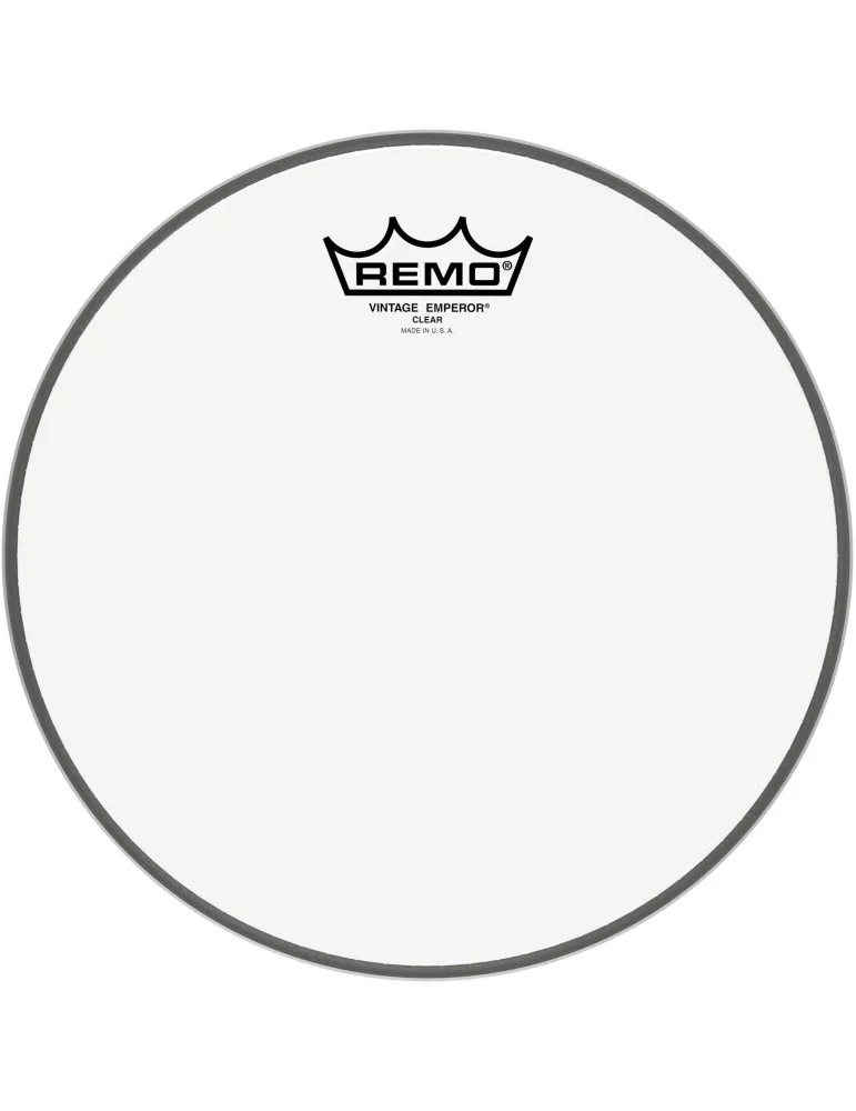  REMO VE-0310-00 10" Vintage Emperor clear tom/snare head|MusicGoodDeal 
