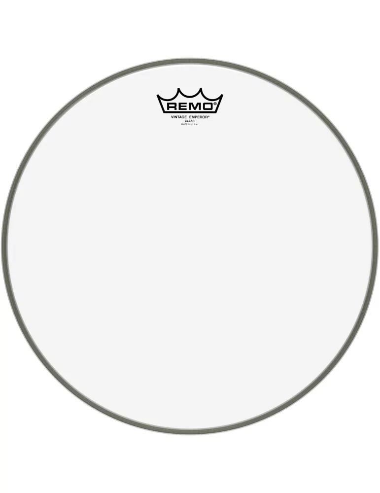  REMO VE-0314-00 14" Vintage Emperor clear tom/snare/floortom head|MusicGoodDeal 