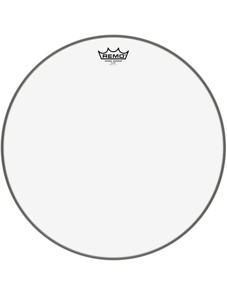  REMO VE-0318-00 18" Vintage Emperor clear floortom head|MusicGoodDeal 