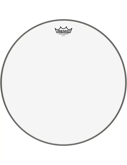  REMO VE-0318-00 18" Vintage Emperor clear floortom head|MusicGoodDeal 