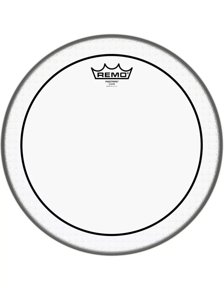  REMO PS-0313-00 Parche transparente de 13 "con raya diplomática para tom / caja|MusicGoodDeal 