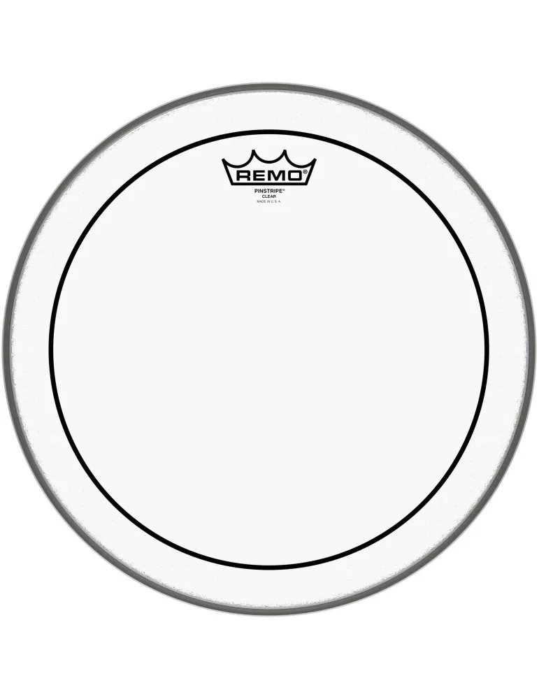  REMO PS-0314-00 14" Pinstripe Clear Tom/ Snare/ Floortom head|MusicGoodDeal 