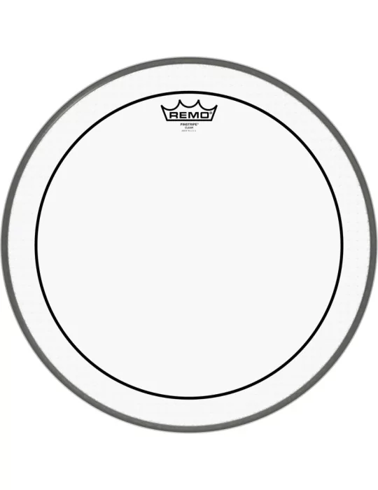  REMO PS-1318-00 18" Pinstripe Clear Bass Drum Head|MusicGoodDeal 