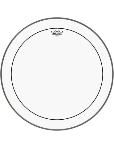  REMO PS-1324-00 24" Pinstripe Clear Bass Drum head|MusicGoodDeal 