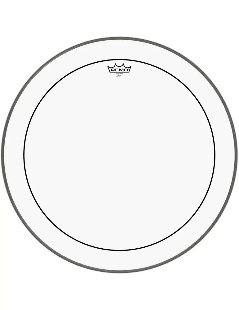  REMO PS-1324-00 Parche transparente de 24 "a rayas para bombo|MusicGoodDeal 