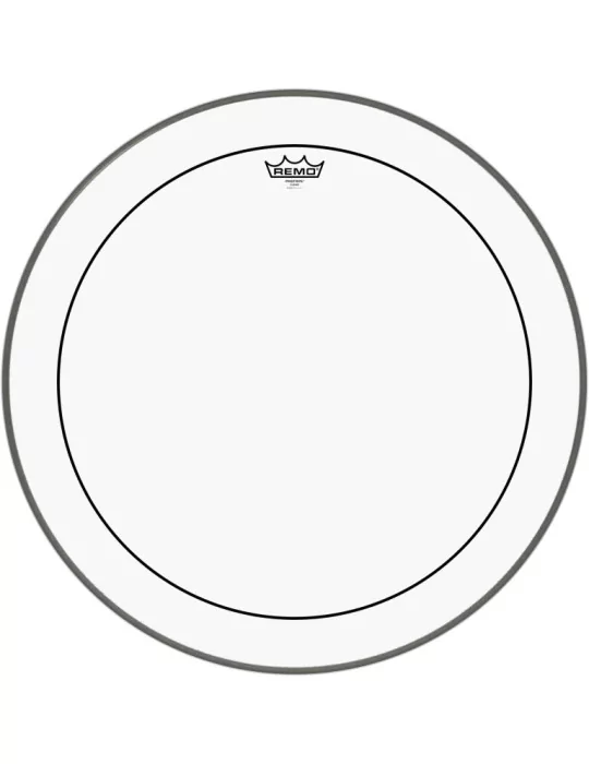  REMO PS-1324-00 Parche transparente de 24 "a rayas para bombo|MusicGoodDeal 
