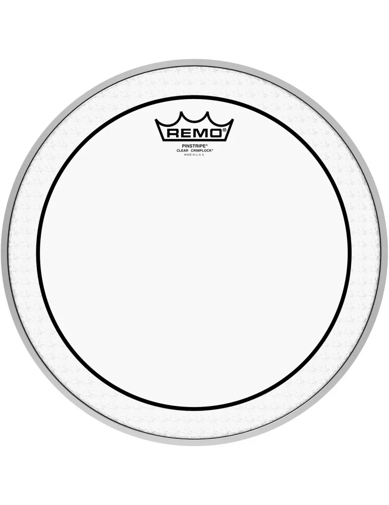  REMO PS-0312-MP Parche transparente de 12 "con raya diplomática para Tom de desfile|MusicGoodDeal 