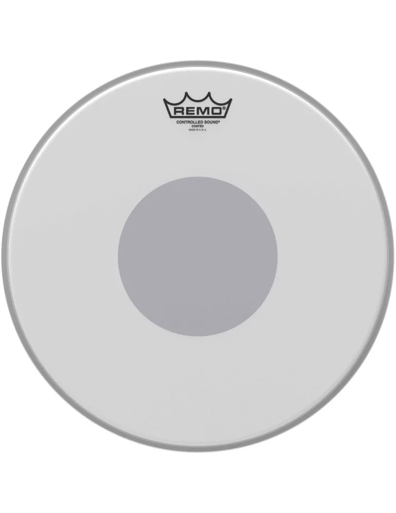  REMO CS-0114-10 14" CS Coated Snare head with black dot on the bottom|MusicGoodDeal 