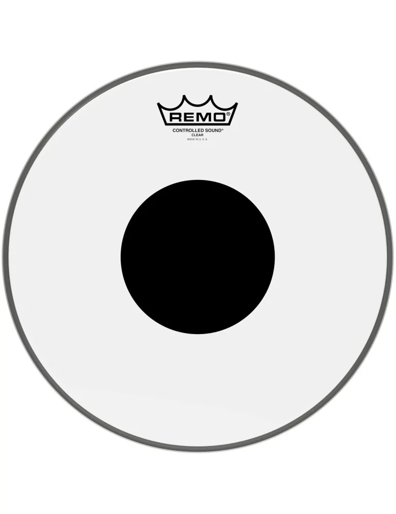  REMO CS-0306-10 6" CS Clear Tom Head with black dot|MusicGoodDeal 