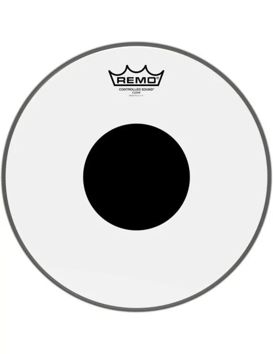  REMO CS-0306-10 6" CS Clear Tom Head with black dot|MusicGoodDeal 