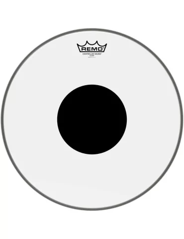  REMO CS-0315-10 15" CS Clear Tom/ Snare/ Floortom Head with black dot|MusicGoodDeal 