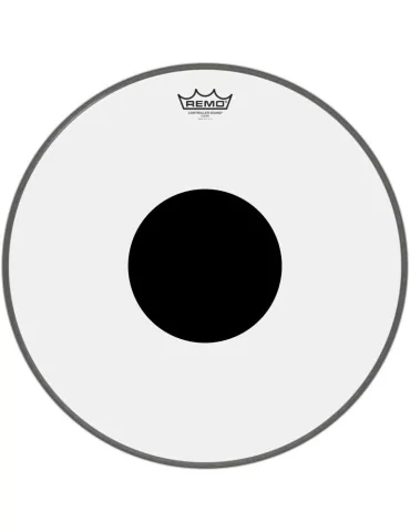  REMO CS-1318-10 18" CS Clear Bass Drum Head with black dot|MusicGoodDeal 