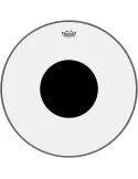  REMO CS-1324-10 24" CS Clear Bass Drum Head with black dot|MusicGoodDeal 