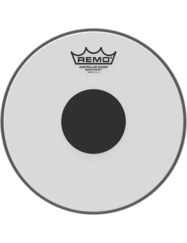  REMO CS-0210-10 Parche CS blanco liso de 10 "+ círculo negro, para tom / caja|MusicGoodDeal 