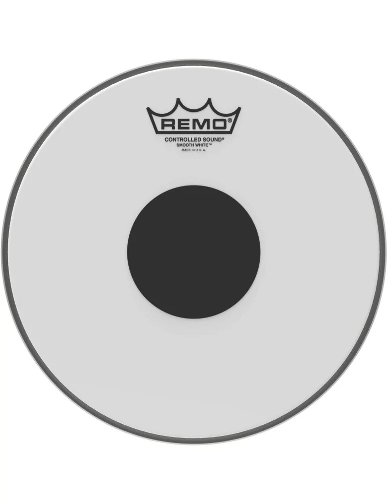  REMO CS-0210-10 10" CS Smooth White Tom/ Snare Head with black dot|MusicGoodDeal 