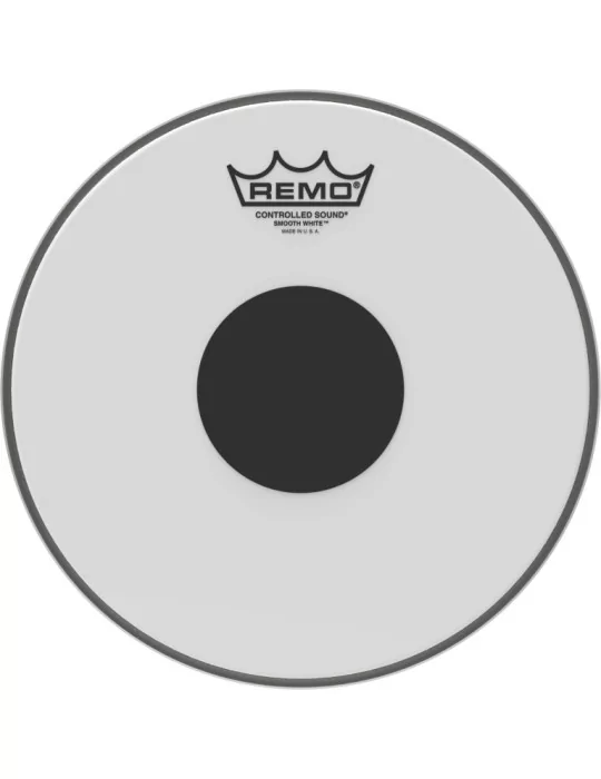  REMO CS-0210-10 10" CS Smooth White Tom/ Snare Head with black dot|MusicGoodDeal 