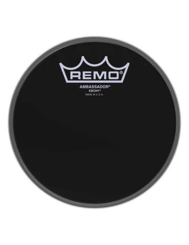 REMO ES-0006-00 6" Ebony Ambassador Tom Head|MusicGoodDeal 