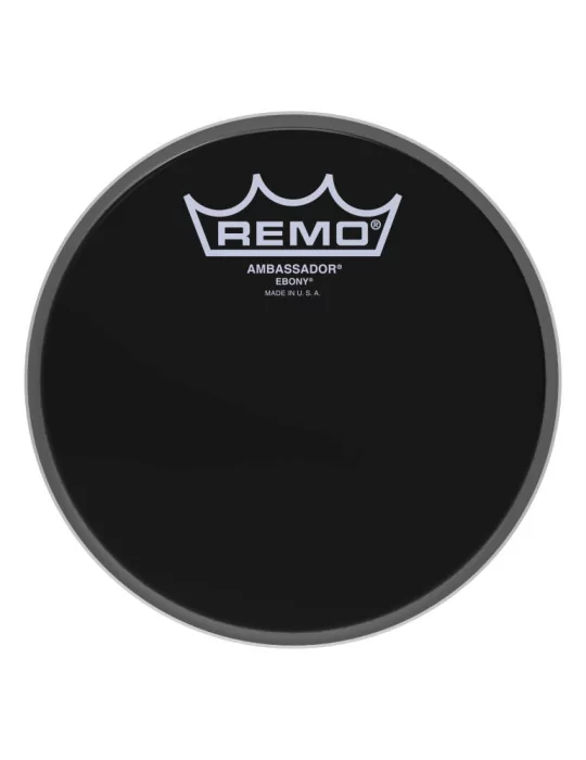  REMO ES-0006-00 6" Ebony Ambassador Tom Head|MusicGoodDeal 