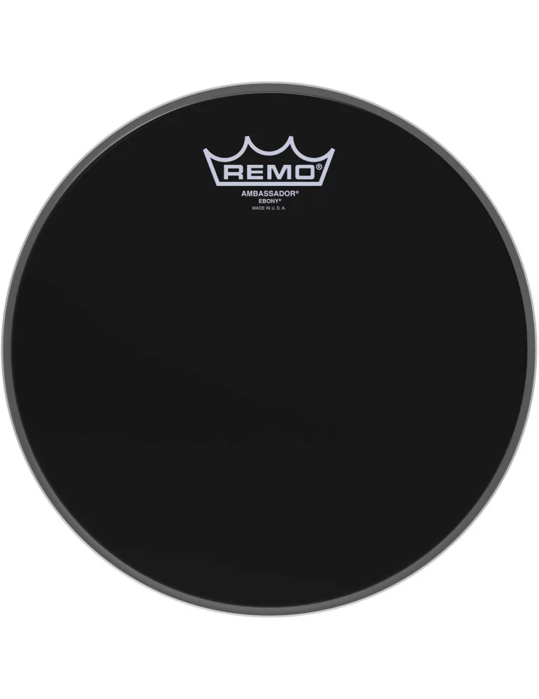  REMO ES-0010-00 10" Ebony Ambassador Tom/ Snare Head|MusicGoodDeal 