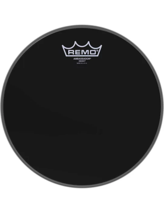  REMO ES-0010-00 10" Ebony Ambassador Tom/ Snare Head|MusicGoodDeal 
