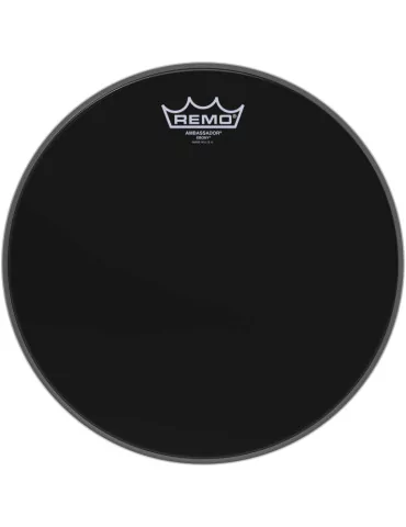  REMO ES-0012-00 12" Ebony Ambassador Tom/ Snare Head|MusicGoodDeal 