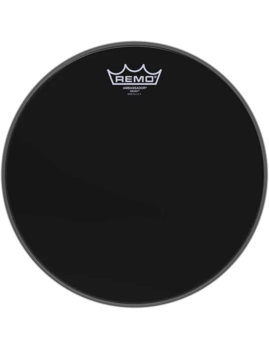  REMO ES-0012-00 12" Ebony Ambassador Tom/ Snare Head|MusicGoodDeal 