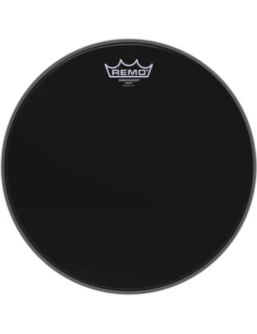  REMO ES-0013-00 13" Ebony Ambassador Tom/ Snare head|MusicGoodDeal 