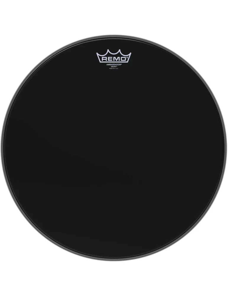  REMO ES-0016-00 16" Ebony Ambassador Snare/ Floortom Head|MusicGoodDeal 