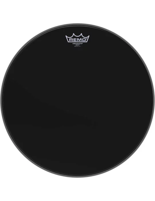  REMO ES-0016-00 16" Ebony Ambassador Snare/ Floortom Head|MusicGoodDeal 