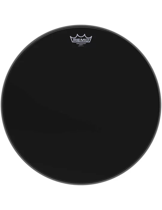 REMO ES-0018-00 18" Ebony Ambassador Floortom Head|MusicGoodDeal 