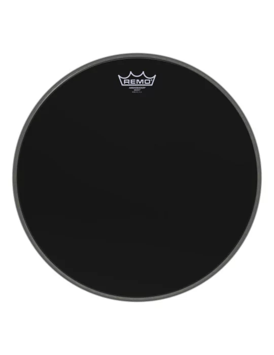  REMO ES-1016-00 16" Ebony Ambassador bass drum head|MusicGoodDeal 
