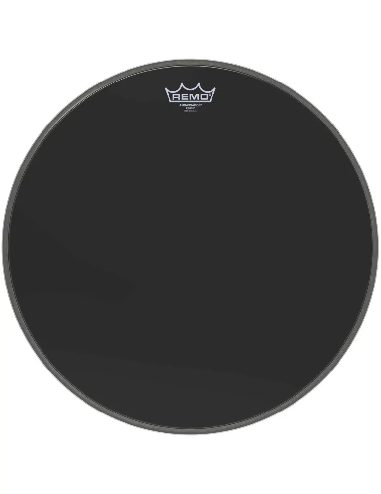  REMO ES-1018-00 Parche Ambassador de Ébano 18 "para Bombo|MusicGoodDeal 