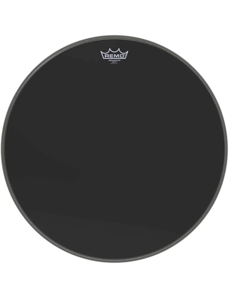  REMO ES-1020-00 Parche Ebony Ambassador 20 "para Bombo|MusicGoodDeal 