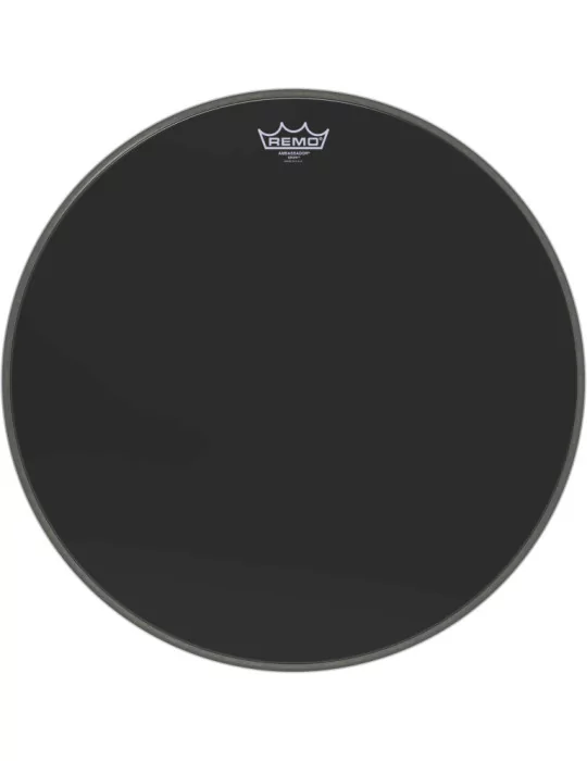  REMO ES-1020-00 Parche Ebony Ambassador 20 "para Bombo|MusicGoodDeal 