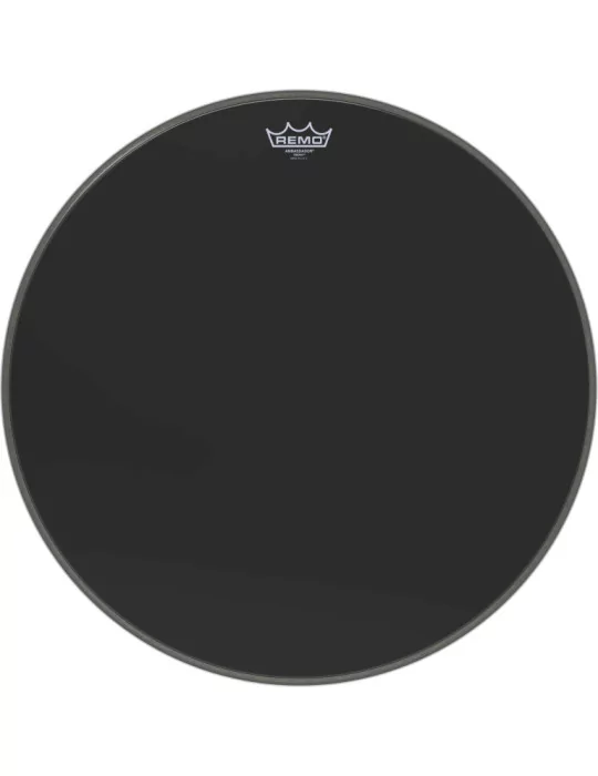  REMO ES-1022-00 Ebony Ambassador Head 22 "para Bombo|MusicGoodDeal 